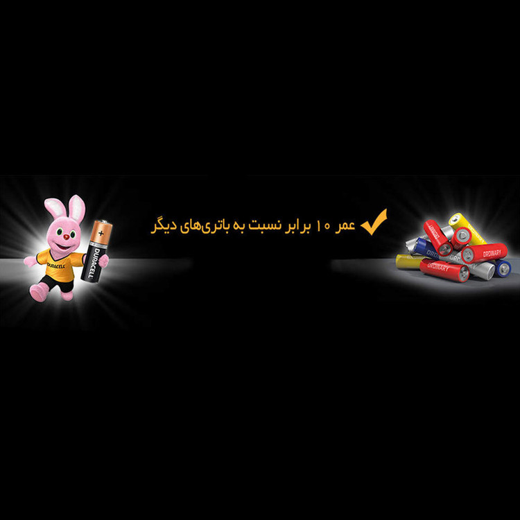 باتری قلمی آلکلاین دوراسل بسته 2 عددی